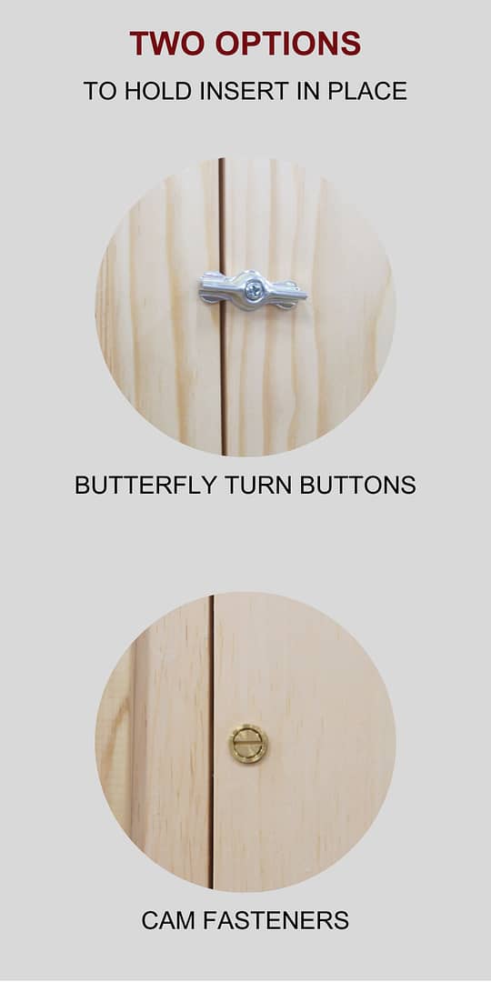 Butterfly Turn Button and Cam Fastener